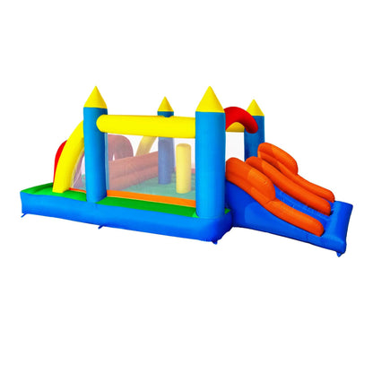 Château gonflable pour enfants avec parcours d'obstacles gonflable